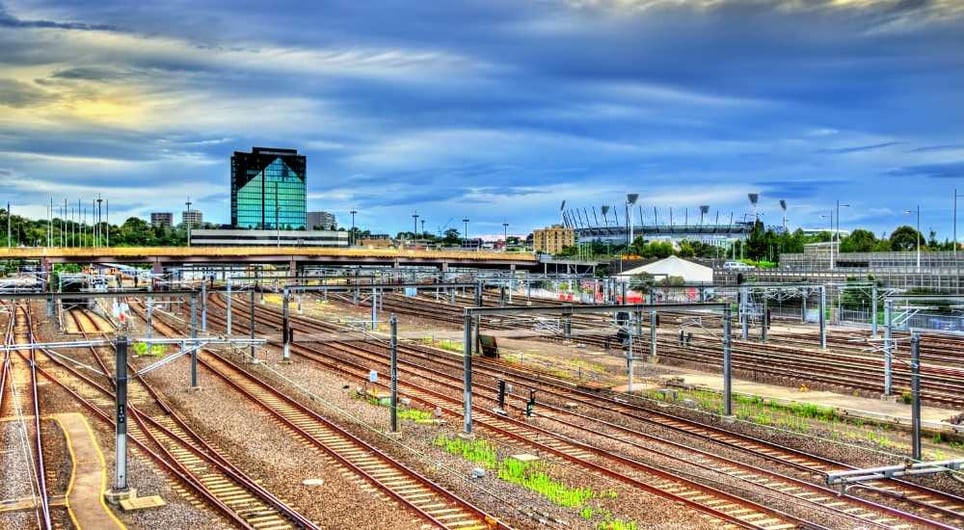 Australian Railway Train Track Infrastructure