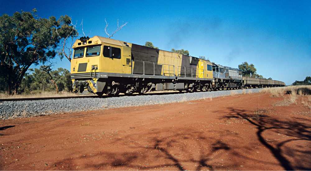 Australian Outback Locomotive Train
